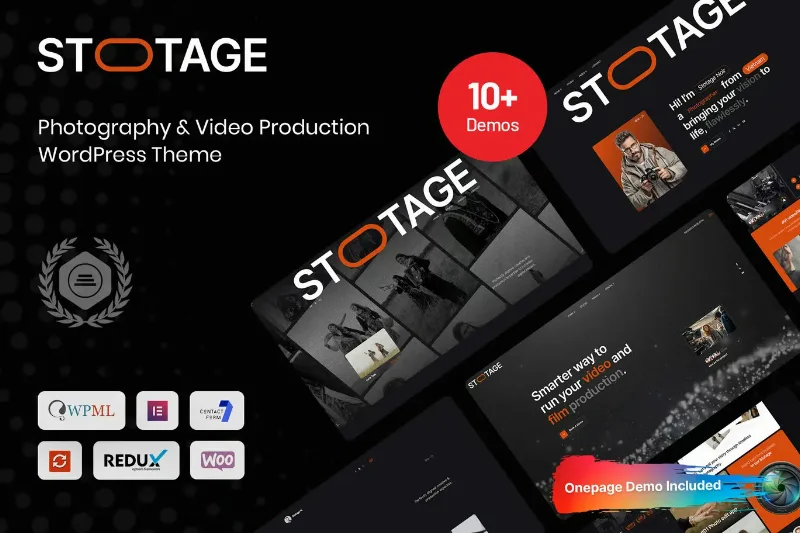 Stotage - Photography & Video Production WP Theme