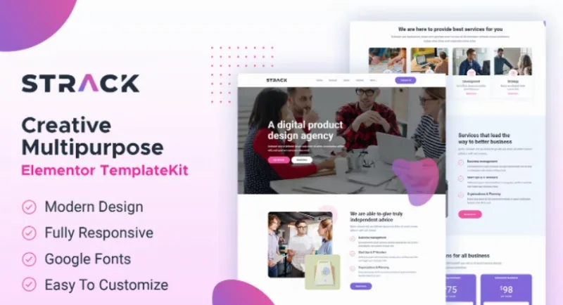 STRACK Multipurpose Business | Elementor Template
