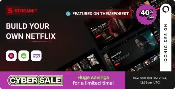 Streamit Video Streaming WordPress Theme
