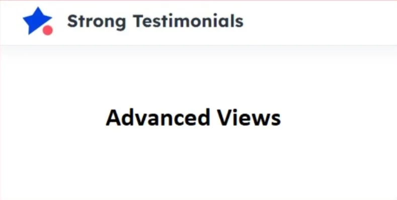 Strong Testimonials Advanced Views