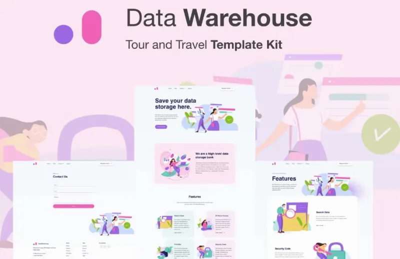 Stroranger – Data Warehouse Elementor Template