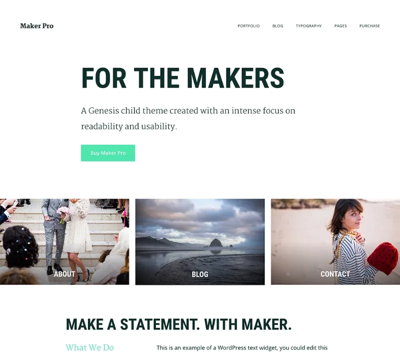 StudioPress – Maker Pro Theme