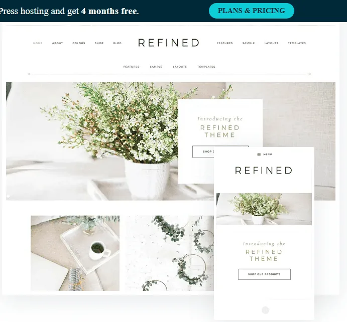 StudioPress Refined Pro Genesis WordPress Theme