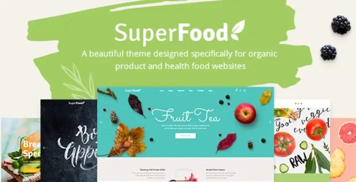 Superfood – Organic Food Products Theme
