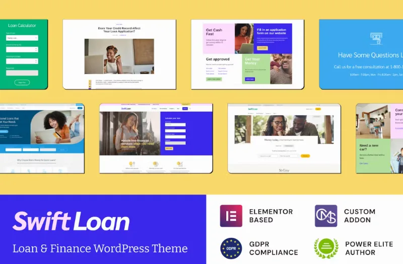 Swift Loan – Payday & Banking Finance Theme