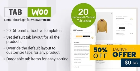 TabWoo - Extra Tabs Plugin for WooCommerce