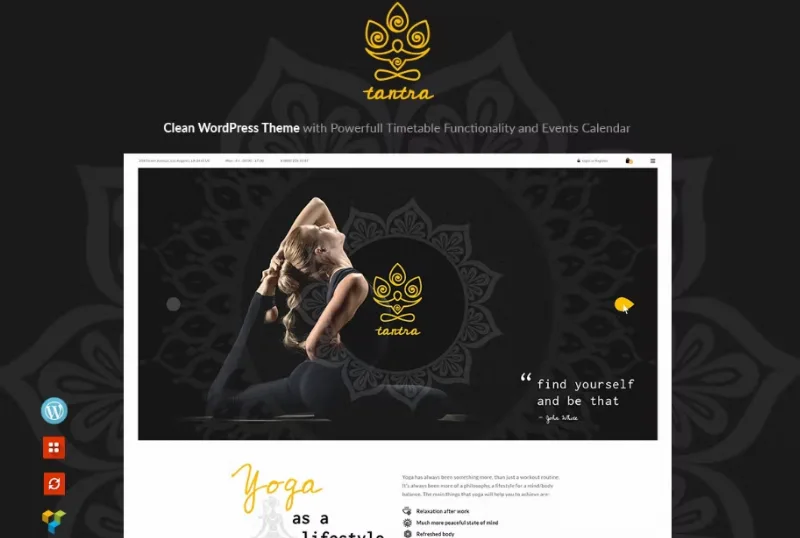 Tantra – A Yoga Studio and Fitness Club WP Theme