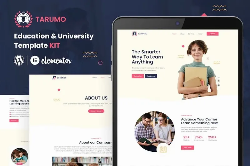 Tarumo – Education & University Elementor Template