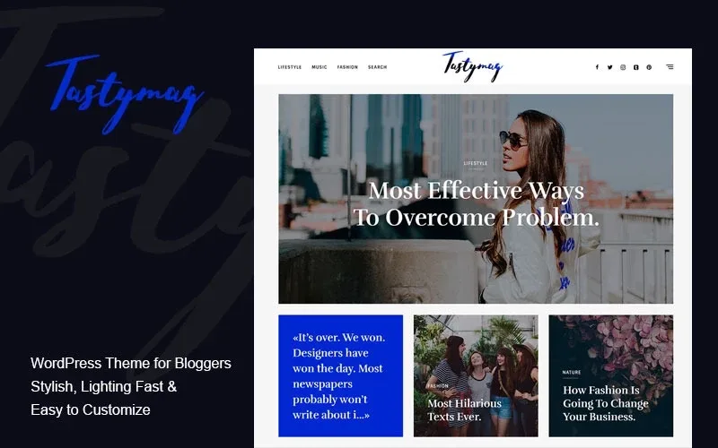Tastymag – Contemporary Blog & Magazine WordPress Theme