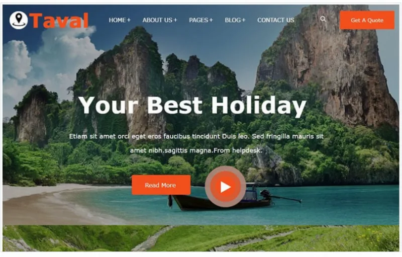 Taval – Tour and Travel Booking WordPress Theme