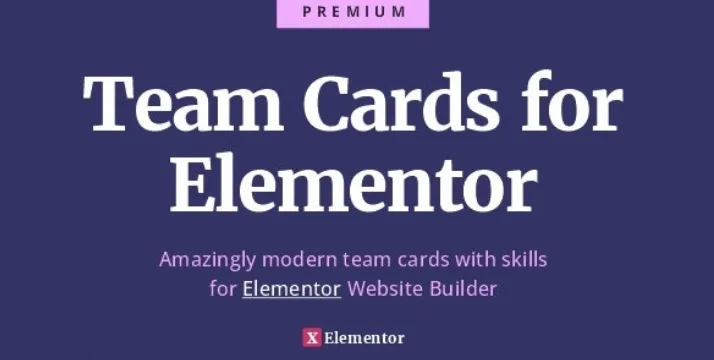 Team Cards for Elementor – Ultimate Team and Skills Widget Cards 1.0.0