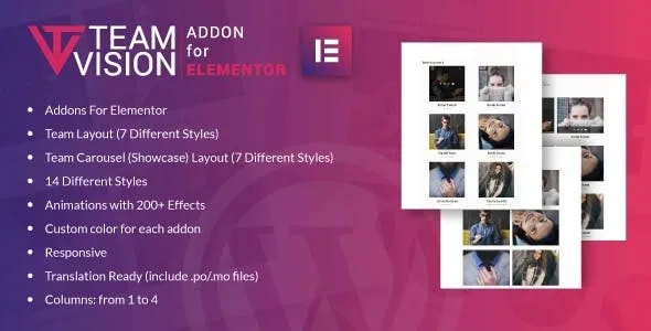 Team Vision for Elementor