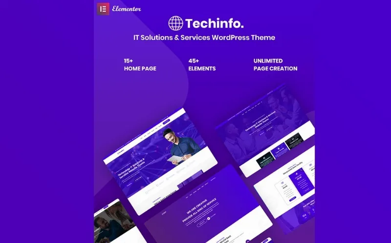 Techinfo – IT Solutions & Services Responsive WordPress Theme