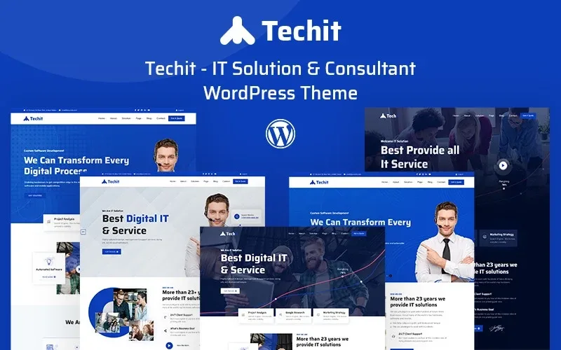 Techit – IT Solution & Consultant WordPress Theme