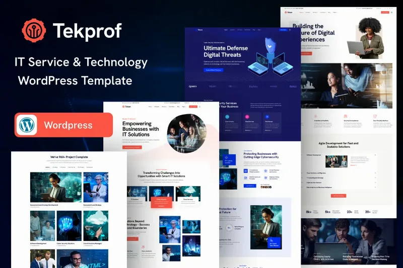 Tekprof - IT Solution & Technology WordPress Theme