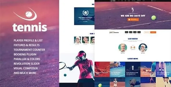 Tennis – Sport Club & Events WordPress Theme