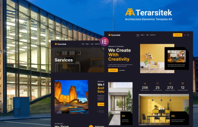 Terarsitek – Architecture Elementor Template