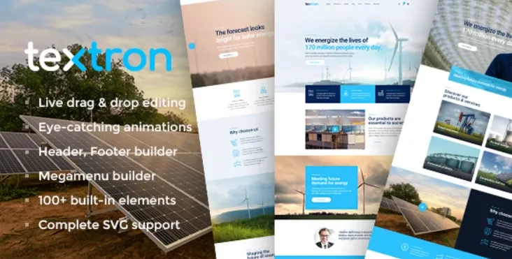 Textron – Industrial WordPress Theme + WooCommerce Shop