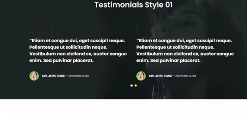 TF Testimonial Addon For Elementor
