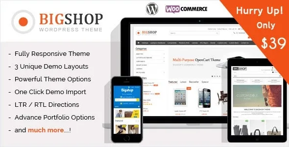 The Bigshop – WooCommerce WordPress Theme!