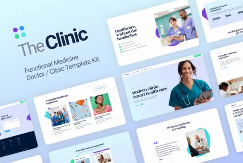 The Clinic – Health & Medical Elementor Template