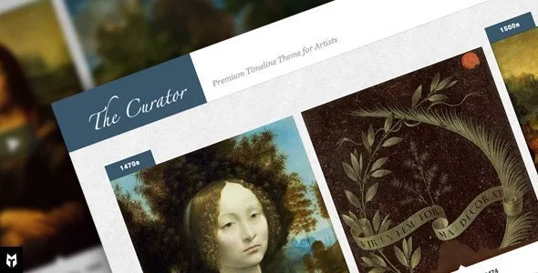 The Curator – Premier WP Timeline Theme for Artists