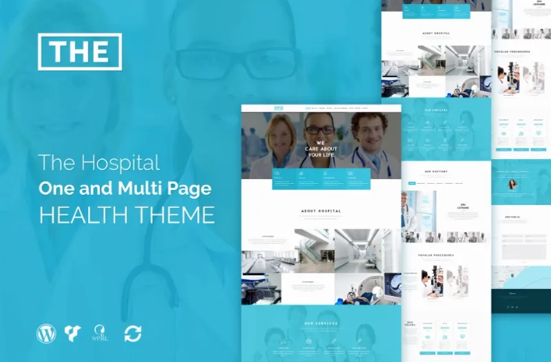 The Hospital – One and Multi Page Health Theme