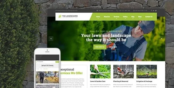 The Landscaper – Lawn & Landscaping WP Theme