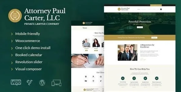 The Law – A Classic Legal Advisers & Attorneys WordPress Theme