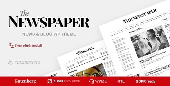 The Newspaper – News Magazine Editorial WordPress Theme