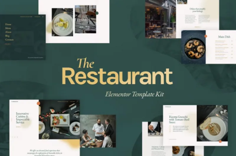 The Restaurant – Elementor Template