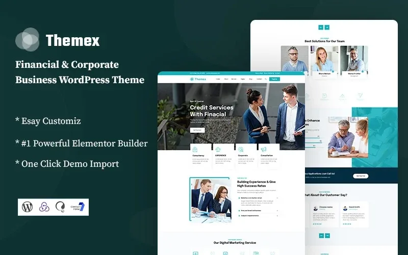 Themex – Financial & Corporate Business WordPress Theme