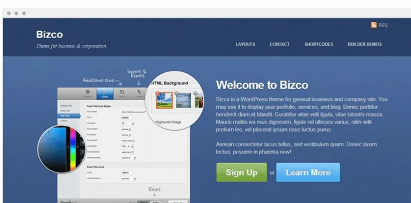 Themify Bizco WordPress Theme