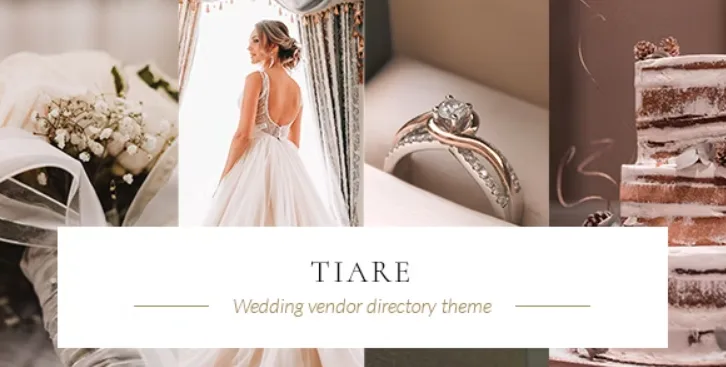 Tiare – Wedding Vendor Directory Theme