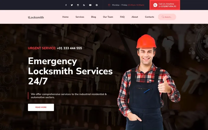 tLocksmith – Locksmith WordPress Theme