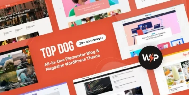 Top Dog – All-in-One Elementor Blog & Magazine WordPress Theme