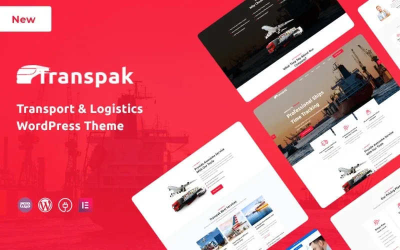 Transpak – Transport and Logistics Responsive WordPress Theme