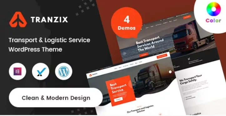 Tranzix- Logistics & Transportation WordPress Theme + RTL