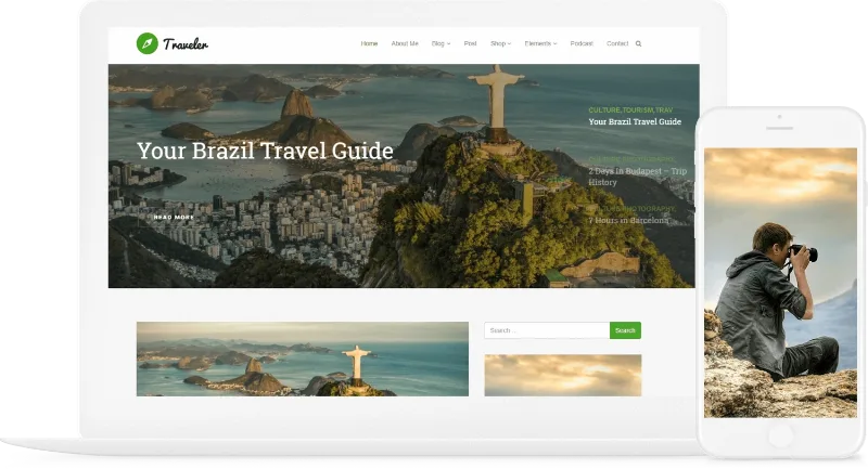Traveler WordPress Theme