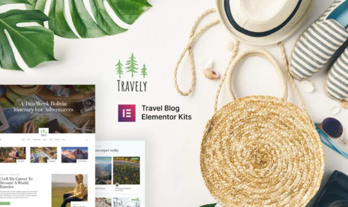 Travely – Travel Blog Elementor Template