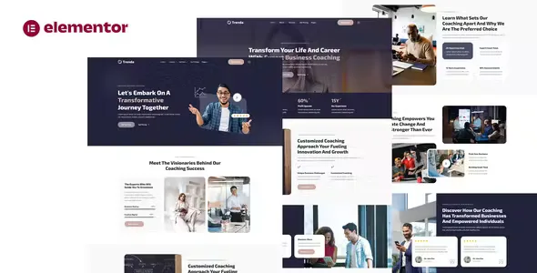 Trenda Coaching Elementor Template Kit