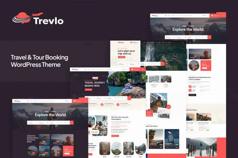 Trevlo – Travel & Tour WordPress Theme