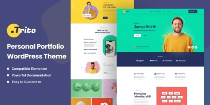Trito – Personal Portfolio WordPress Theme