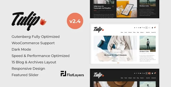 Tulip – Responsive WordPress Blog Theme