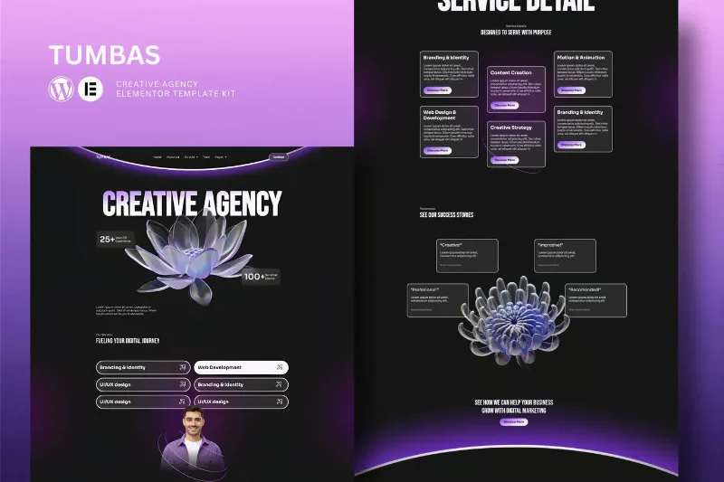 Tumbas - Creative Agency Elementor Template Kit