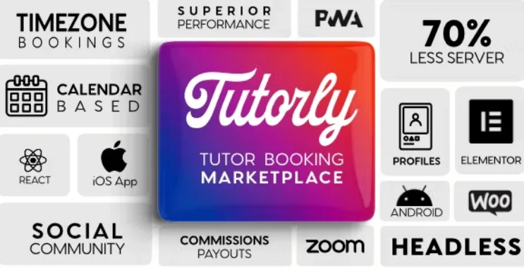 Tutorly | Booking Marketplace WordPress Theme
