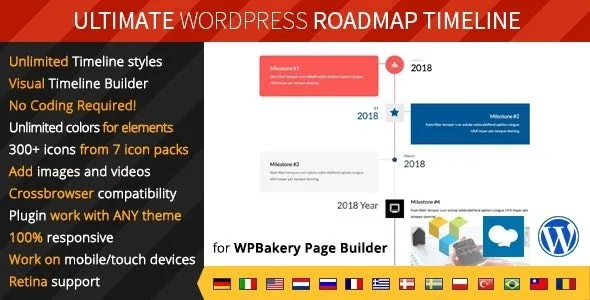 Ultimate RoadMap Timeline for WPBakery Page Builder (formerly Visual Composer)