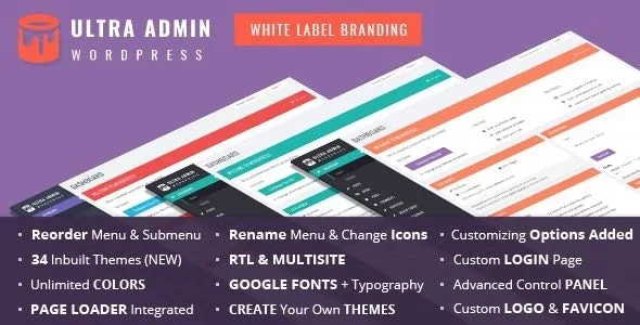 Ultra WordPress Admin