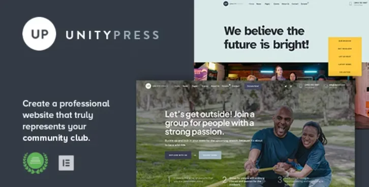 UnityPress – Community Club WordPress Theme