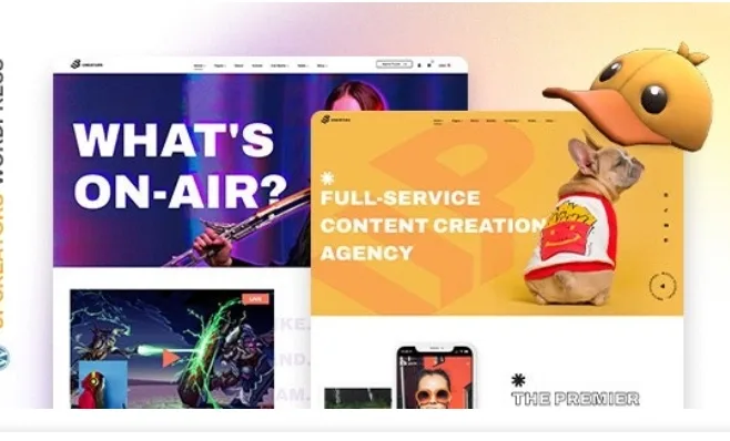 UpCreators – Digital Creators WordPress Theme